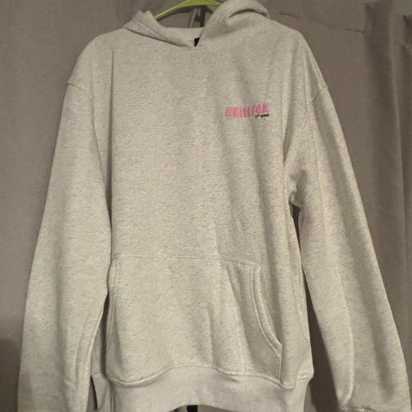 White Fox Boutique Gray Leopard Splice NWT M/L - Picture 2 of 5